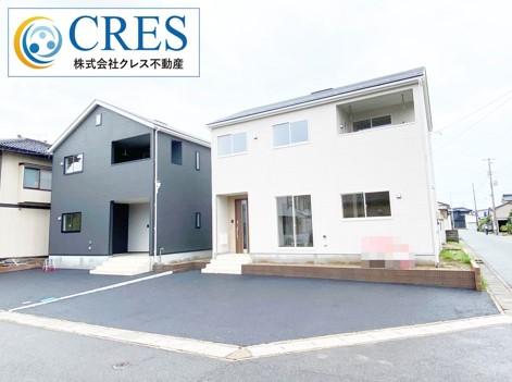 ご見学受付中☆クレイドルガーデン酒田市上安町第３☆新築オール電化住宅　全２棟