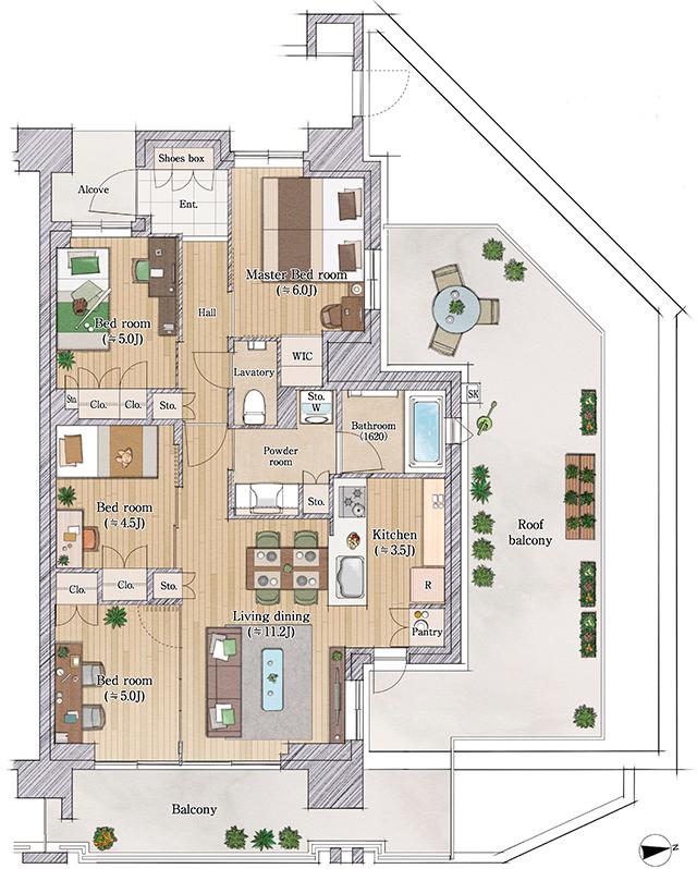 B1A4  中野 4/12  １階 １枚 BIZcomfort Shonan Chigasaki(KanagawaChigasaki CityShineicho