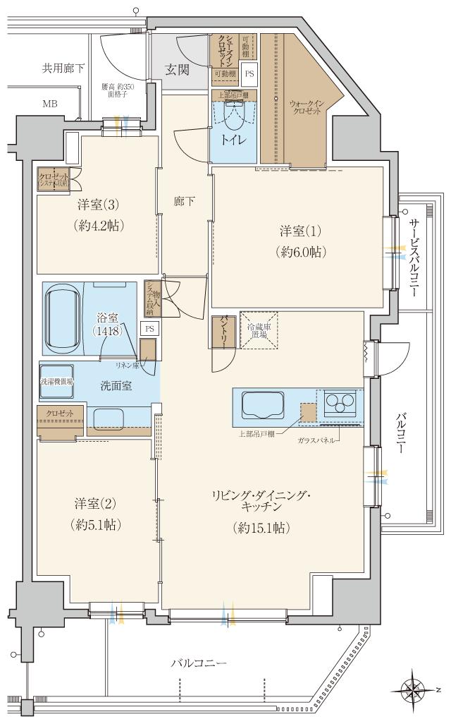 SUUMO】間取り図（A）詳細 - シエリア北綾瀬 | 新築マンション・分譲