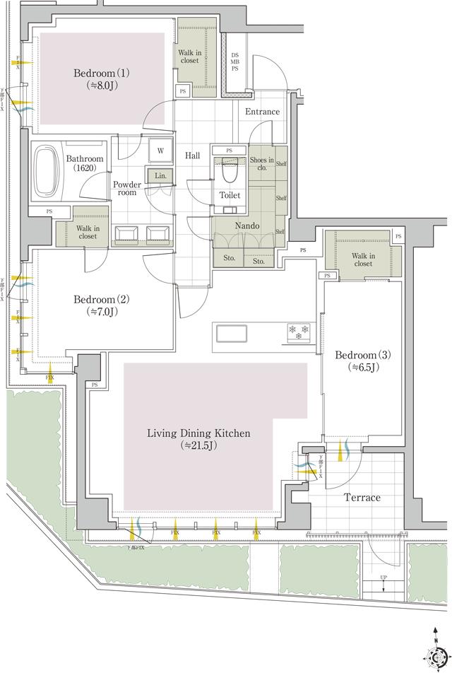 SUUMO】間取り図（G2）詳細 - クリオ桜新町ザ・クラシック | 新築