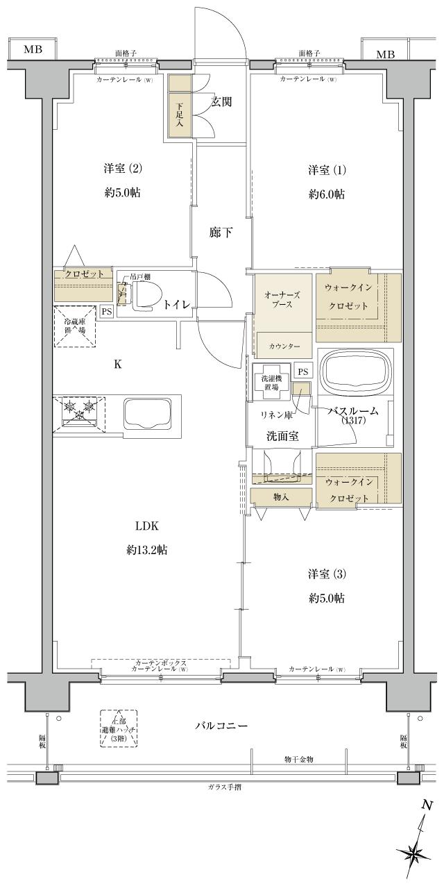 青葉台 コート テラス 間取り オファー