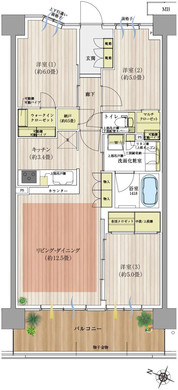 SUUMO】間取り図（B8）詳細 - オハナ 蘇我ガーデニア | 新築