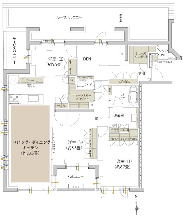 SUUMO】間取り図（P-L）詳細 - イニシア祖師ヶ谷大蔵 | 新築