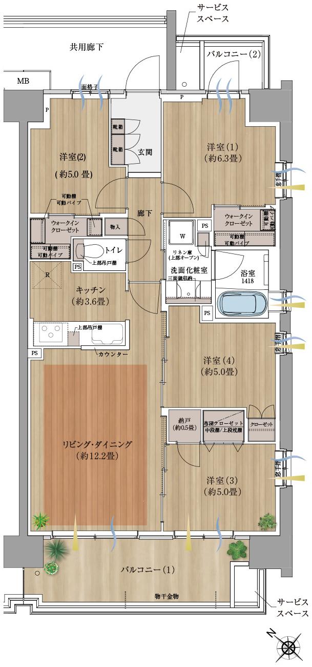 SUUMO】間取り図（J）詳細 - オハナ 古淵ガーデニア | 新築