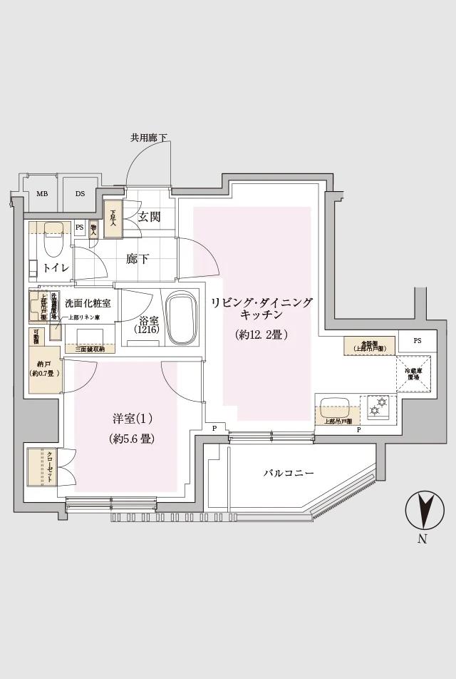 欄間 SUUMO】間取り図（D）詳細 - ドレッセ千鳥町 | 新築マンション