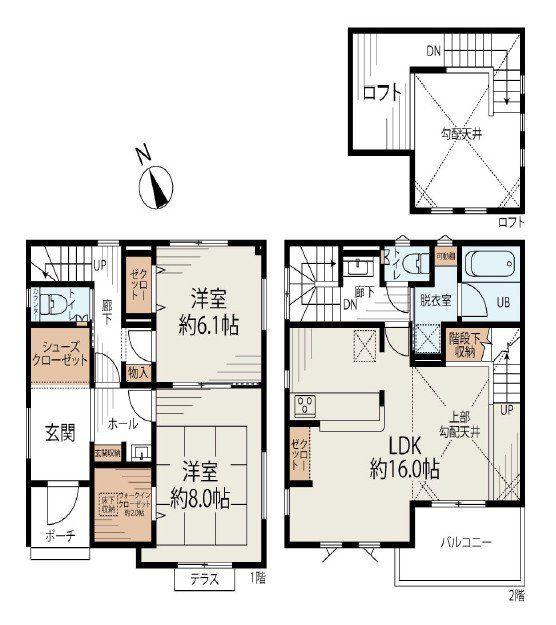 detached 埼玉県所沢市東狭山ケ丘１