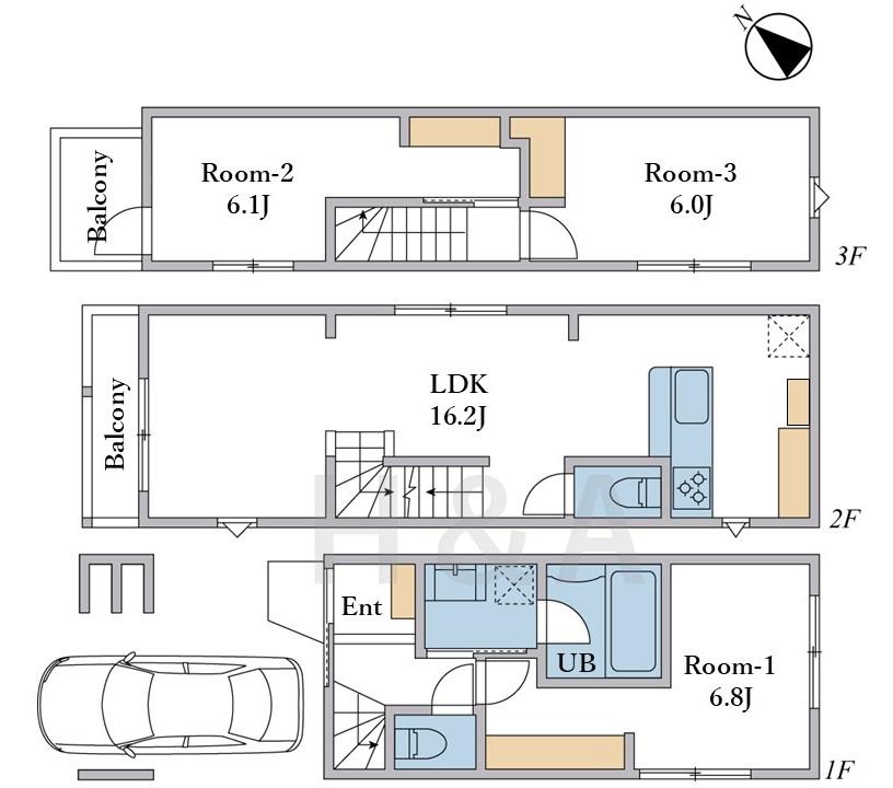 大田区上池台３丁目　１区画