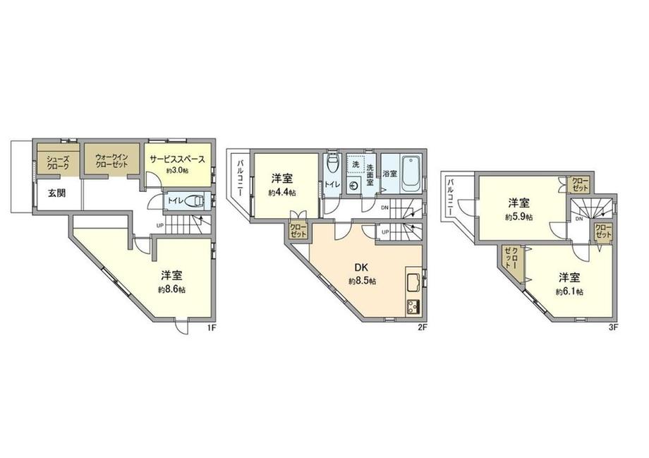 曙町３（立川駅） 6680万円