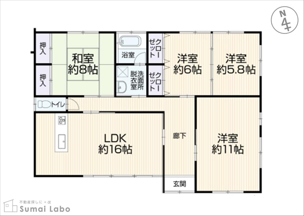 沖町（群馬八幡駅） 1599万円