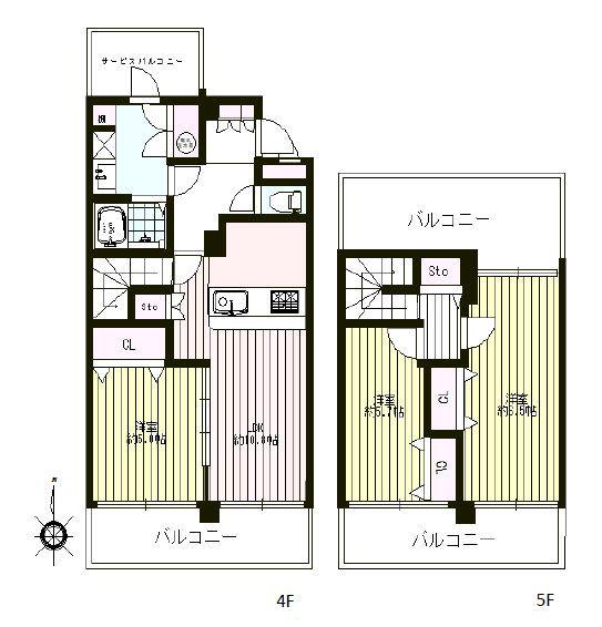 マイハウスマンション ◆メゾネットタイプ◆最上階◆