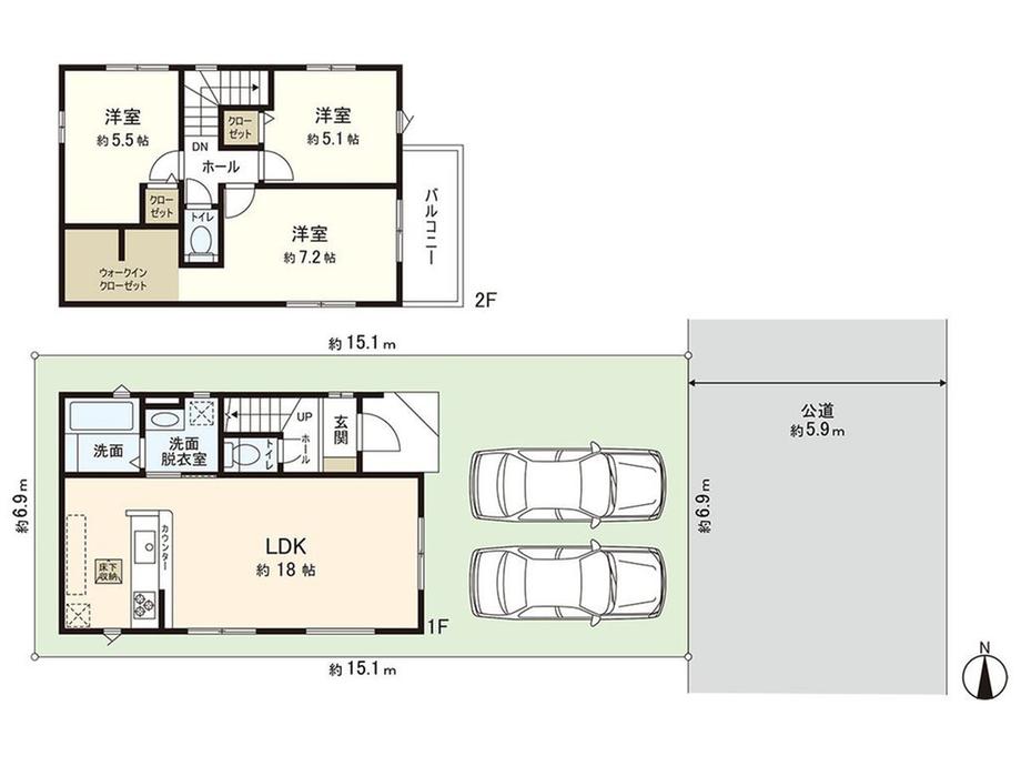 大字下安松（東所沢駅） 4098万円