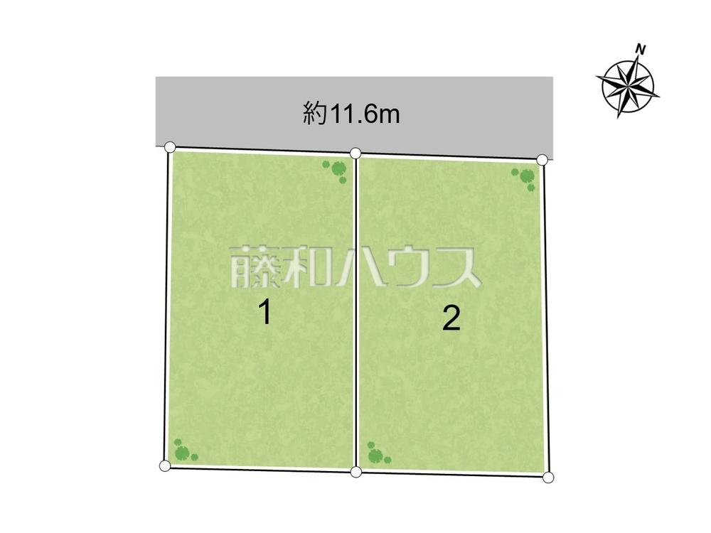 世田谷区成城5丁目　全2区画　建築条件付き売地