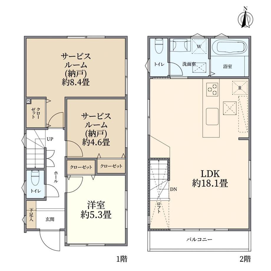 西１（西国立駅） 4980万円