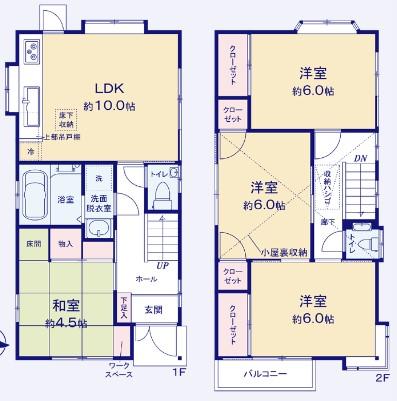 二俣川駅　歩１０分　横浜市旭区さちが丘