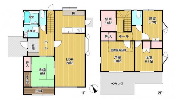 長山５（龍ケ崎市駅） 1980万円