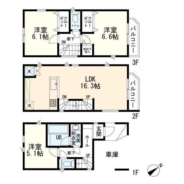 大田区東六郷２丁目　新築一戸建て