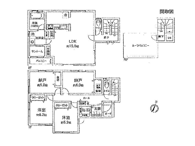 3800万円、2LDK+2S、土地面積152.95平米、建物面積107.65平米
