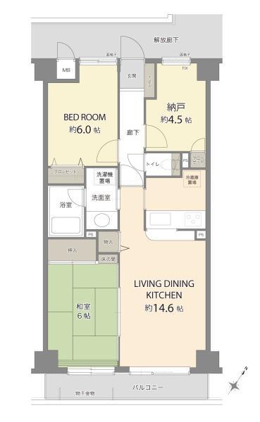 大型スーパー等々が入るモール目の前、環境充実したマンション