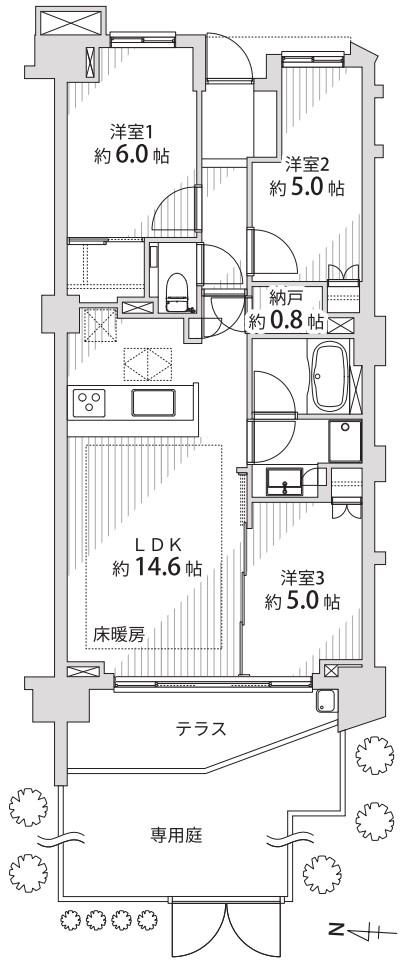 仲介手数料無料♪シティハウス仙川緑が丘