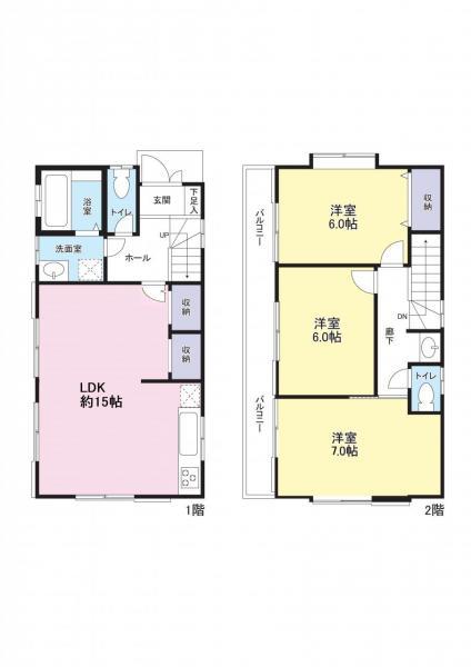 東鎌ケ谷２（鎌ヶ谷大仏駅） 2380万円