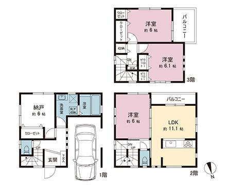 夏見６（新船橋駅） 3180万円