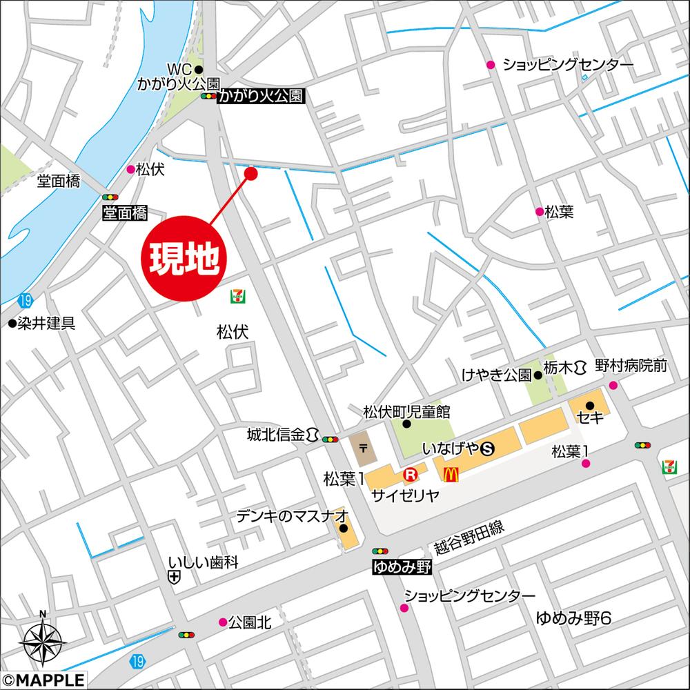 【現地MAP有】【大型開発分譲地】 松伏第31≪建築条件付き売地/全9区画≫新生活をみんなでスタート！数区画まとめ買いも可能♪