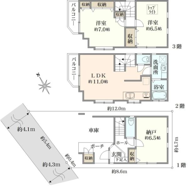 池袋本町１（北池袋駅） 5480万円