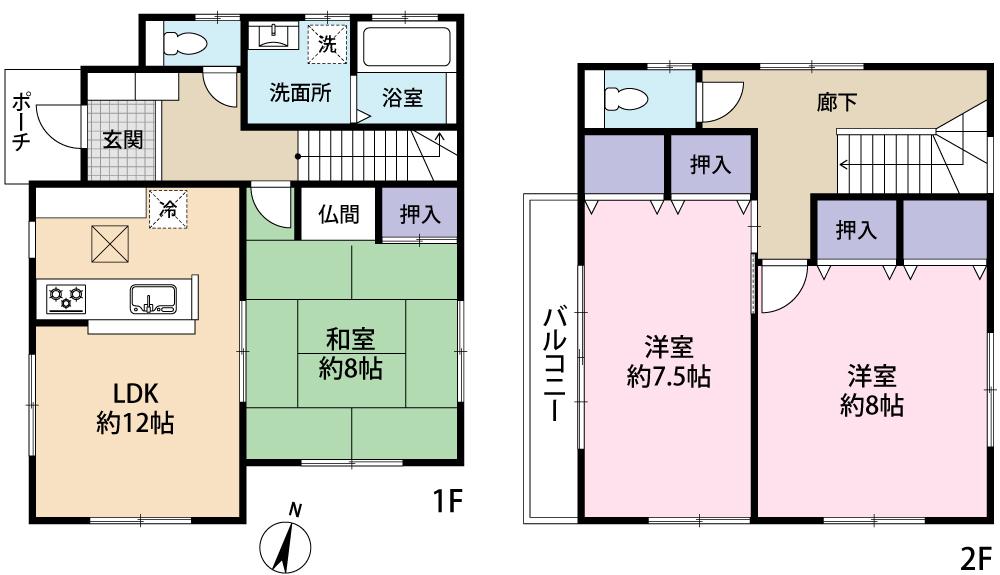 上落合３（落合駅） 9500万円