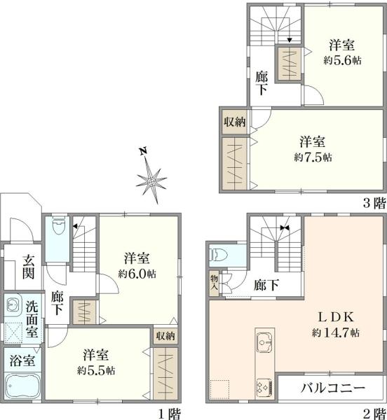 五香南３（元山駅） 3150万円