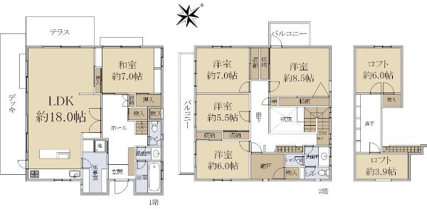 大岡１（弘明寺駅） 7200万円