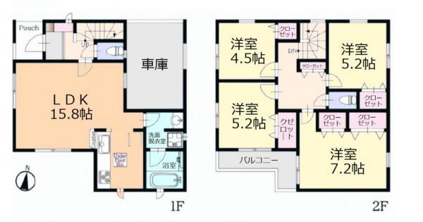 大字大間木（東浦和駅） 3480万円