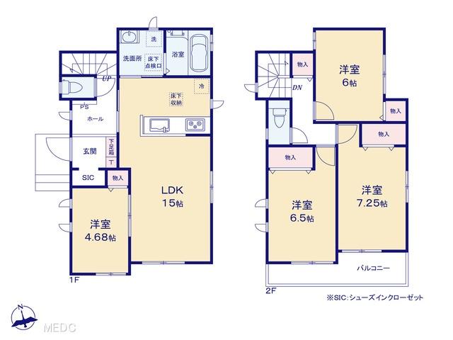 上野１（東岩槻駅） 3390万円～3490万円