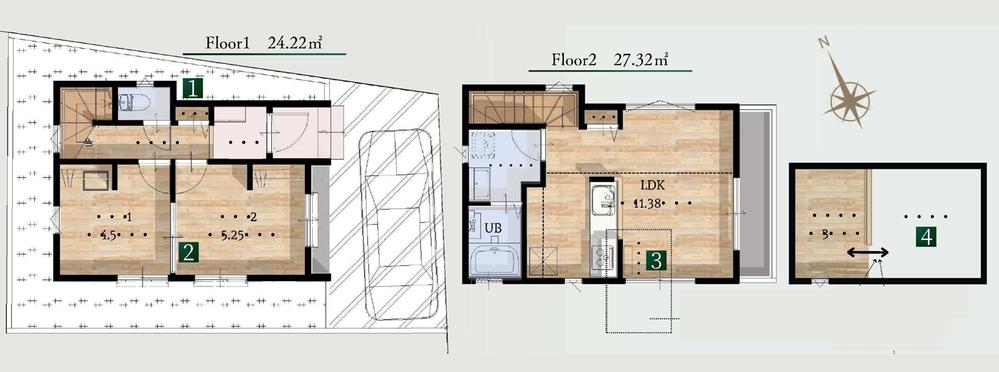 新築デザイナーズ分譲住宅　溝口駅まで11分の好立地　省エネ基準適合住宅