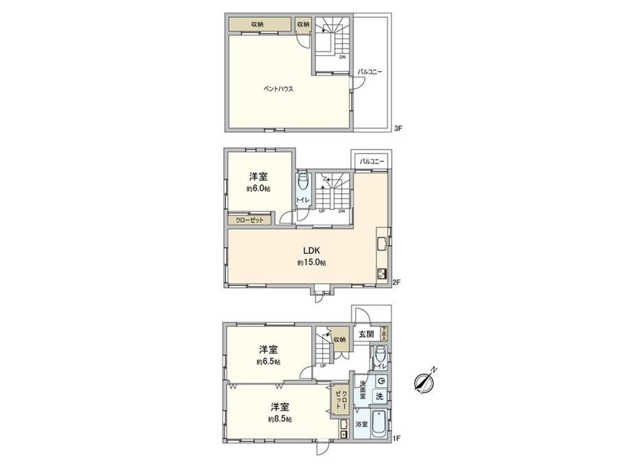 鶴瀬西３（鶴瀬駅） 2680万円