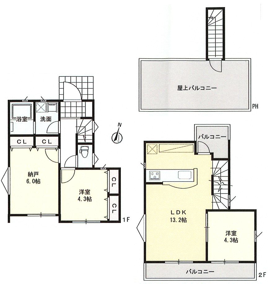 大字福生（牛浜駅） 3480万円