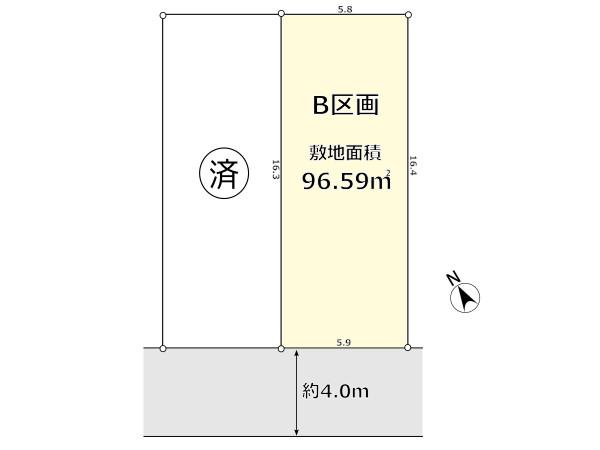 世田谷区宮坂3丁目　土地　最終1区画