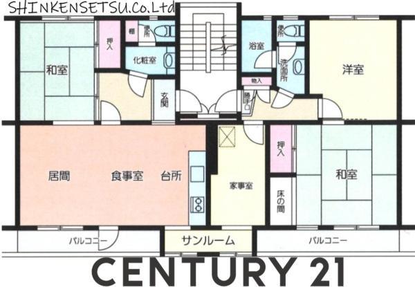 適合取得可 97ｍ2超エアコン付きRENOVE角住戸001