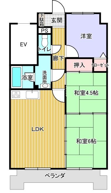 サンロード西那須野Ⅲ　最上階　