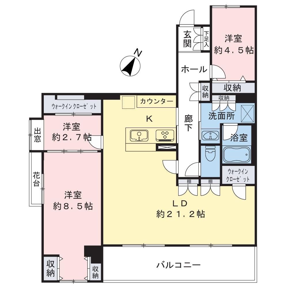 ビュープラザセンター北3-8号棟