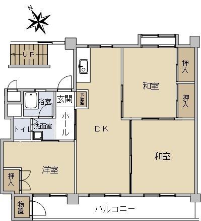 多摩川住宅ト－６号棟