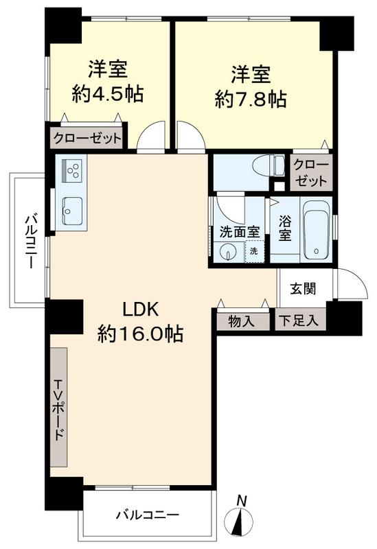 多摩ニュータウン落合団地２号棟