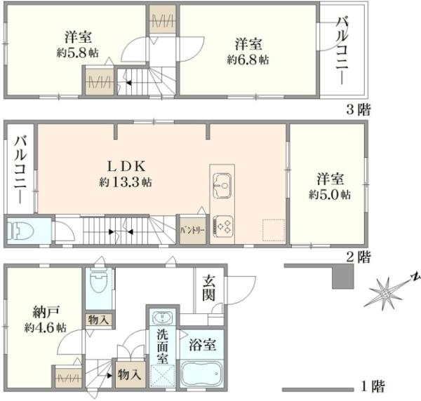 豊島３（王子駅） 6580万円