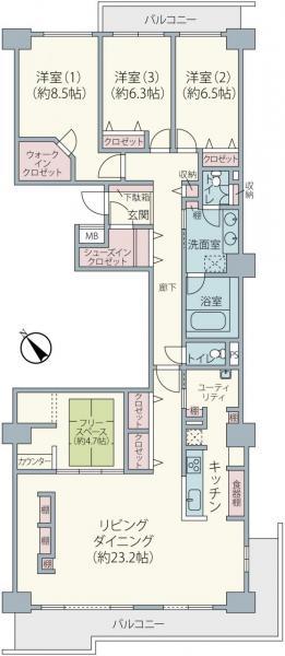 【RENOVA】スカイプラザ・センターハイツ11階 大型4LDK！