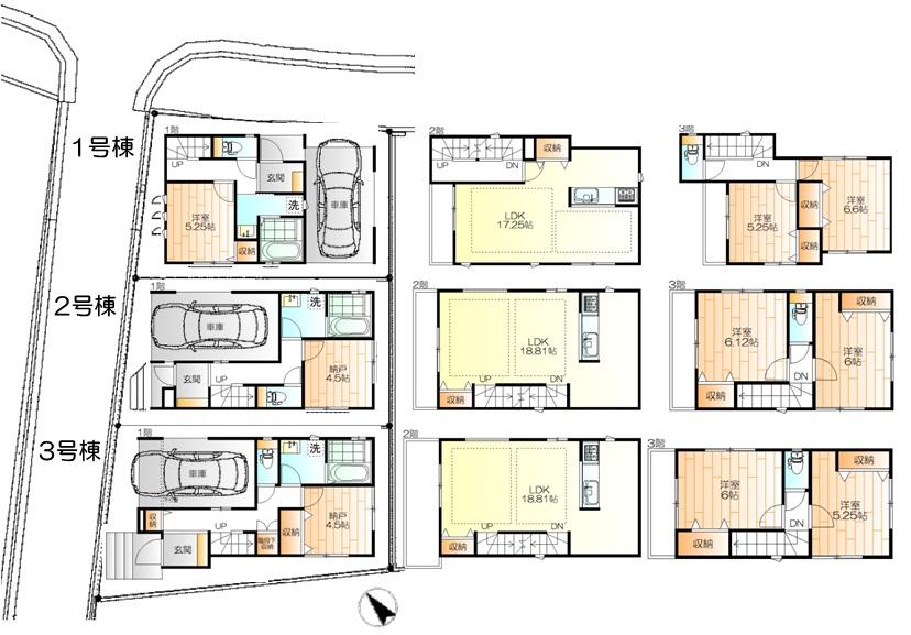 日吉３（日吉駅） 6690万円～6890万円