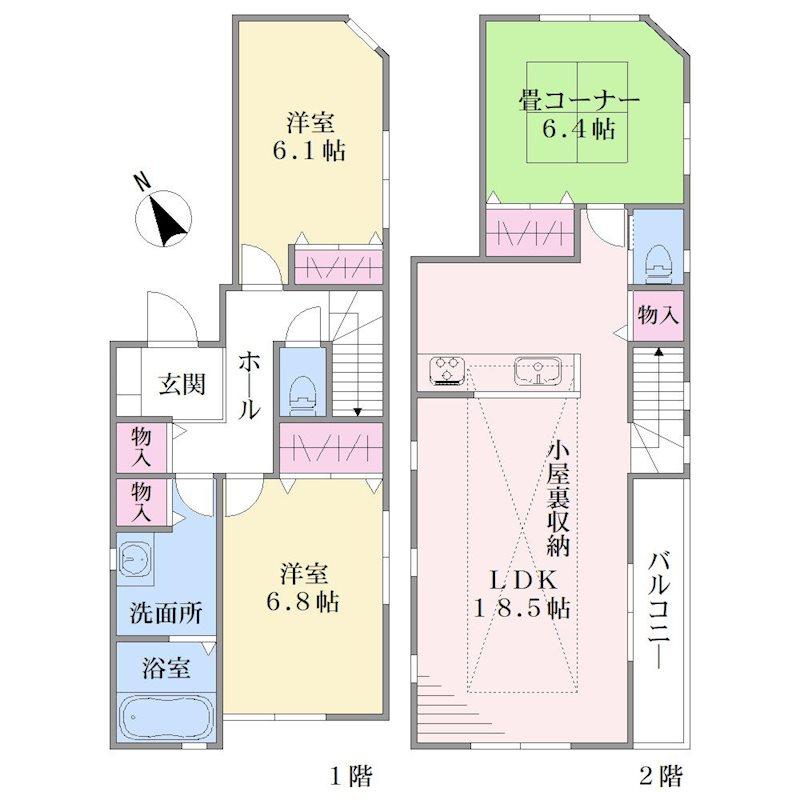 岸谷４（花月総持寺駅） 4500万円