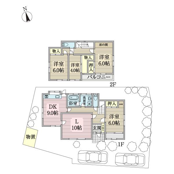 2850万円、4LDK、土地面積279.41平米、建物面積110.95平米