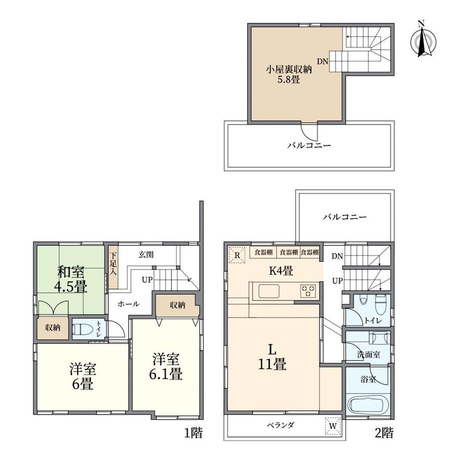 粕谷２（芦花公園駅） 8800万円