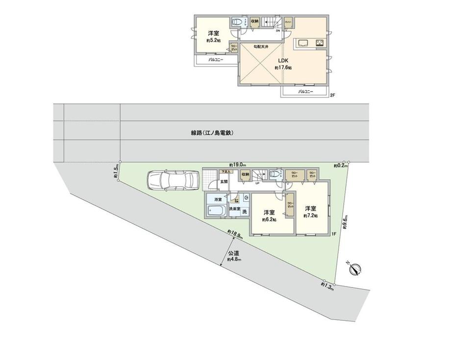 片瀬４（湘南海岸公園駅） 5980万円