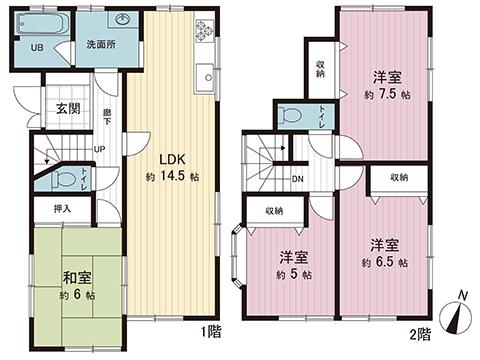 下蛭田（豊春駅） 2280万円