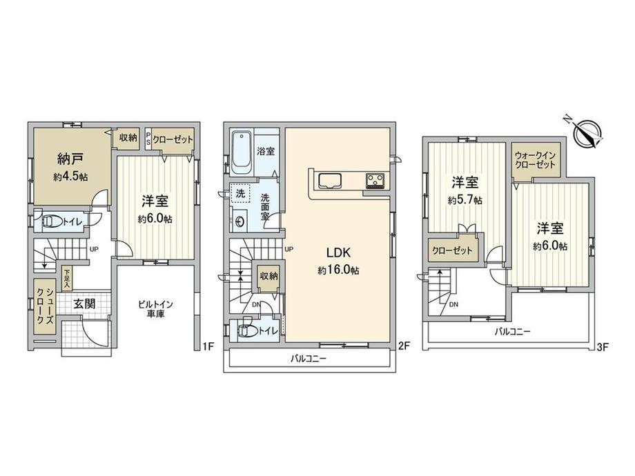 上沢１（鶴瀬駅） 3799万円